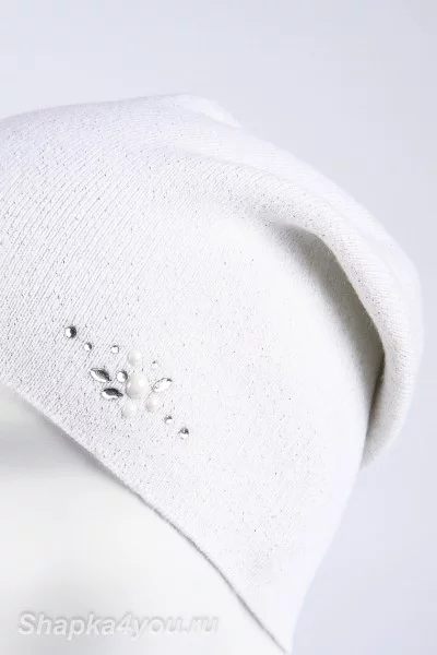 Колпак шапка Ferz Юлианна цвет Белый