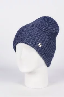 Шапка с отворотом Ferz Джемма цвет Джинсовый