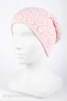 Колпак удлинённый шапка Ferz Шерон цвет Розовый светлый