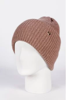 Шапка с отворотом Ferz Лимари цвет Коричневый светлый