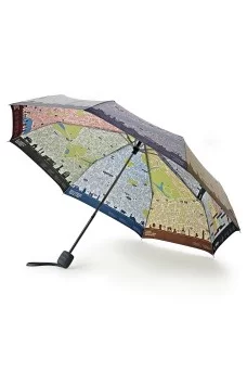 Зонт механика 3 сложения Fulton Brollymap цвет Комбинированный