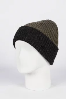 Шапка с отворотом Ferz Бриг цвет Серый темный/Хаки