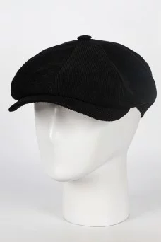 Кепка восьмиклинка MONOMAKH 35-3705 цвет Чёрный размер 59