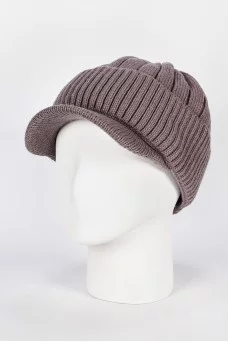 Шапка с козырьком Trend Камелот цвет Серый теплый размер 57-59