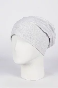 Колпак шапка SAYA EMBRA Кашкорсе "шелк" цвет Серый оч светлый мел
