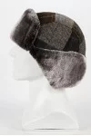 Шапка ушанка MONOMAKH 10-4114/222 цвет Серый размер 60