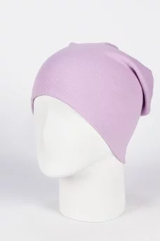 Колпак шапка SAYA EMBRA Кашкорсе цвет Сиреневый светлый холодный
