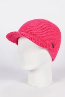 Шапка с козырьком Ferz Марика цвет Фуксия