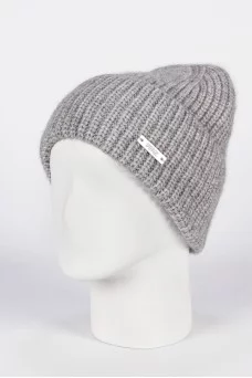 Шапка с отворотом Ferz Алмаз цвет Серый