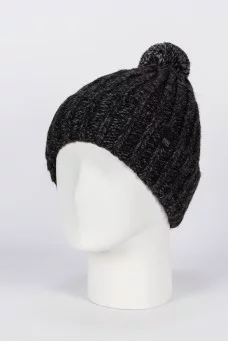 Шапка с помпоном Ferz Гарри цвет Чёрный
