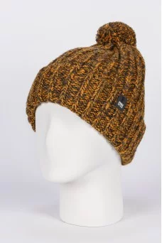 Шапка с помпоном Ferz Гарри цвет Охра