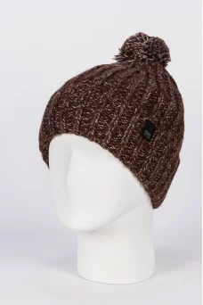 Шапка с помпоном Ferz Гарри цвет Коричневый
