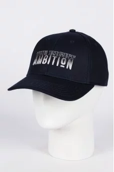 Бейсболка BM125179 наш THE RIGHT AMBITION  син тем 57 59 100% х/б