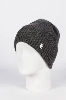 Шапка с отворотом Ferz Келли цвет Серый темный