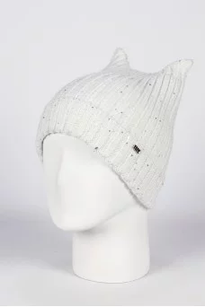 Шапка с ушками Ferz Кира цвет Белый