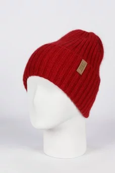 Шапка с отворотом Ferz Креола цвет Бордовый
