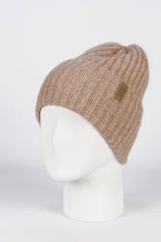 Шапка с отворотом Ferz Креола цвет Бежевый тёмный