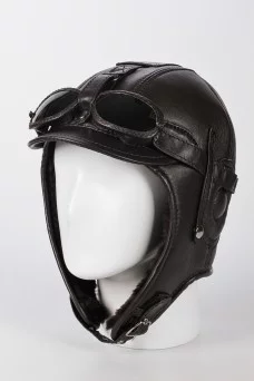 Шлем ушанка NST ПИЛОТ очки цвет Коричневый темный размер 58