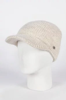 Шапка с козырьком Ferz Марика цвет Бежевый светлый