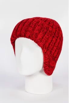 Шапка ушанка Trend Лорд цвет Красный темный размер 57-59