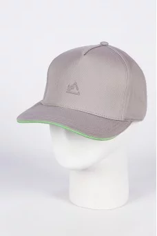 Бейсболка BM124139 Треуг UP сер св 57 59 100% х/б