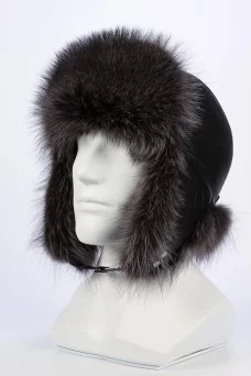 Шапка ушанка Darga Hats  цвет Чёрный размер 57-58