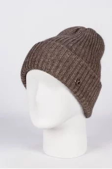 Шапка с отворотом Ferz Ларго цвет Коричневый