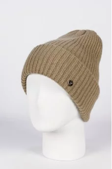 Шапка с отворотом Ferz Ларго цвет Полынь