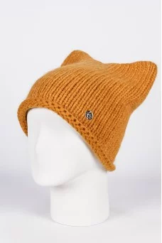 Шапка с ушками Ferz Магия цвет Охра