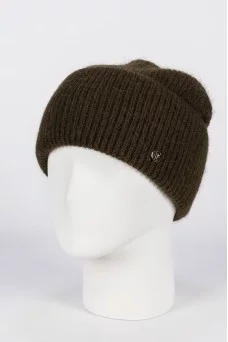 Шапка с отворотом Ferz Полли цвет Хаки темный