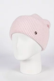 Шапка с отворотом Ferz Полли цвет Розовый