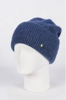 Шапка с отворотом Ferz Полли цвет Джинсовый