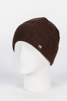 Шапка с отворотом Ferz Робин цвет Коричневый