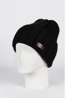 Шапка с отворотом Ferz Филиппа цвет Чёрный