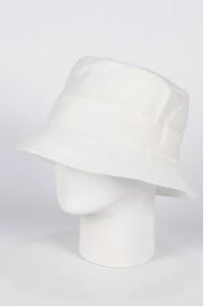 Панама Gros Лён мережка цвет Белый