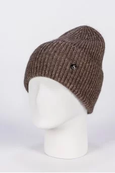 Шапка с отворотом Ferz Саманта цвет Коричневый