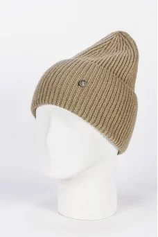 Шапка с отворотом Ferz Саманта цвет Полынь