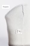 Шапка с отворотом Ferz Софи цвет Белый