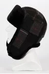 Шапка ушанка MONOMAKH 10-4112/221 цвет Чёрный размер 57
