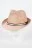 Шляпа соломенная ШАТУШ Трилби цвет Персиковый тем размер UNI