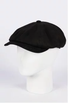 Кепка восьмиклинка MONOMAKH 65-1015А цвет Чёрный размер 57