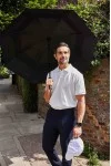 Зонт трость гольфер Fulton Stormshield цвет Чёрный