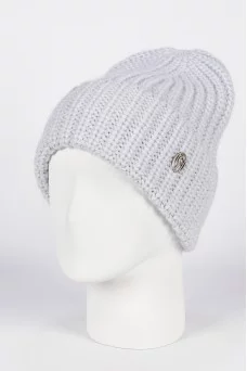 Шапка с отворотом Ferz Фабия цвет Голубой