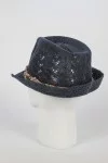 Шляпа Nazarkov Трилби цвет Джинсовый размер UNI