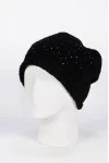 Шапка с защипом Mike Ambaroff Бархат цвет Чёрный