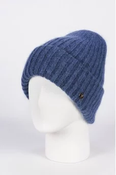 Шапка с отворотом Ferz Шабли цвет Джинсовый