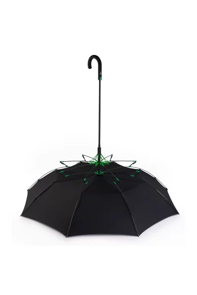 Зонт трость большой купол Fulton Typhoon цвет Чёрный
