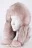 Ушанка Darga Hats Зимушка цвет Розовый пудровый светлый вуаль размер 57-58