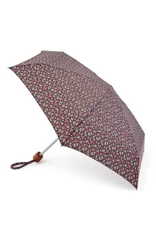Зонт 5 сложений складной Fulton Tiny цвет Бордовый