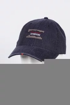 Бейсболка BM125181 джинс UNL ADV син тем 57 59 100% х/б